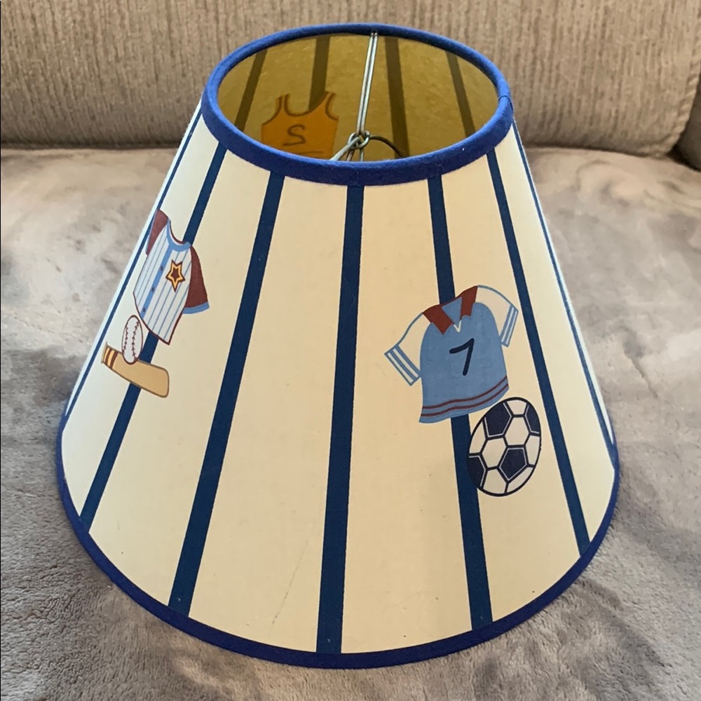 Vintage Child’s Sports Theme Lamp Shade